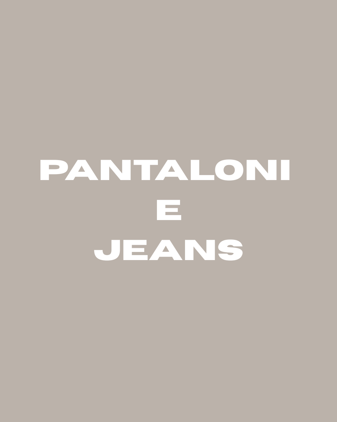PANTALONI