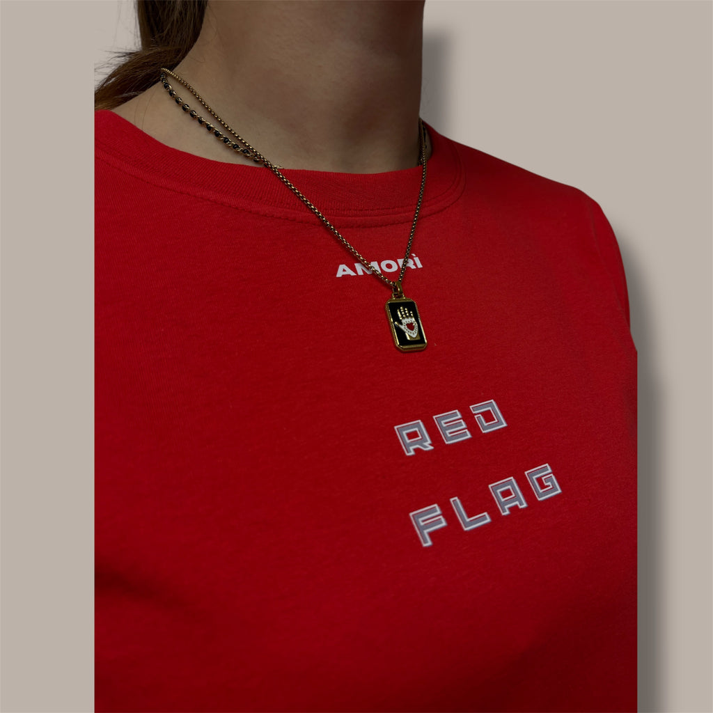 T-shirt Red flag